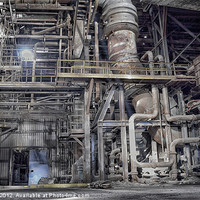 Buy canvas prints of INDUSTRIAL METAL by Rob Toombs