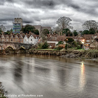 Buy canvas prints of A VIEW TO AYLESFORD by Rob Toombs
