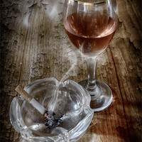 Buy canvas prints of SMOKING WINE by Rob Toombs