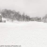 Buy canvas prints of WINTER PAVILION by Rob Toombs