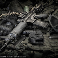 Buy canvas prints of LOCK AND LOAD by Rob Toombs