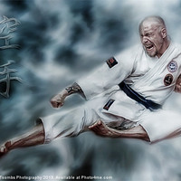 Buy canvas prints of THE SPIRIT OF KARATE by Rob Toombs