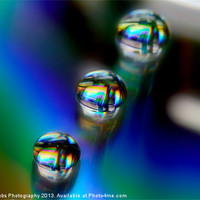 Buy canvas prints of BUBBLE RAINBOW by Rob Toombs