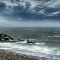Buy canvas prints of BOGNOR BEACH by Rob Toombs