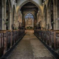 Buy canvas prints of ALL SAINTS CHURCH by Rob Toombs