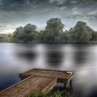 Buy canvas prints of  THE LAKE by Rob Toombs