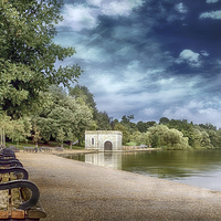 Buy canvas prints of  A PLACE TO SIT by Rob Toombs