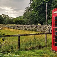 Buy canvas prints of You May Telephone From Here (Ettrick) by Lee Osborne