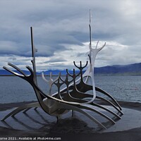 Buy canvas prints of The Sun Voyager, Reykjavik by Lee Osborne