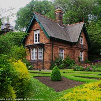 Buy canvas prints of Gardener's Cottage, Princes Street Gardens, Edinburgh by Lee Osborne