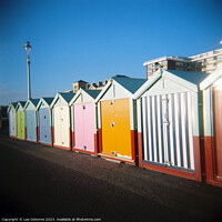 Buy canvas prints of Beach Huts, Brighton by Lee Osborne
