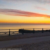 Buy canvas prints of Brighton Beach Sunset by Lee Osborne