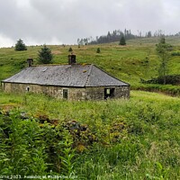 Buy canvas prints of Will's Bothy, Scottish Borders by Lee Osborne
