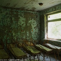 Buy canvas prints of Hospital Number 126, Pripyat (Chernobyl Exclusion Zone, Ukraine) by Lee Osborne