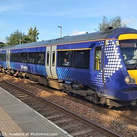 Buy canvas prints of ScotRail Class 170 Train, Stow, Scottish Borders by Lee Osborne