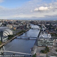 Buy canvas prints of Glasgow Skyline by Lee Osborne