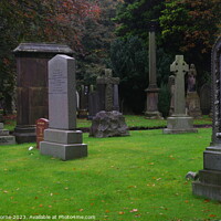 Buy canvas prints of Dean Cemetery, Edinburgh by Lee Osborne