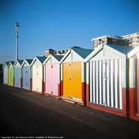 Buy canvas prints of Hove, Actually - Beach Huts by Lee Osborne