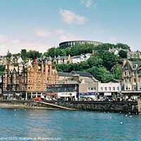 Buy canvas prints of Oban From The Sea by Lee Osborne