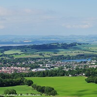 Buy canvas prints of Linlithgow from Cockleroy Hill by Lee Osborne