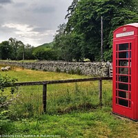 Buy canvas prints of Country Phone Box by Lee Osborne