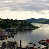 Buy canvas prints of Oban from McCaig's Tower by Lee Osborne