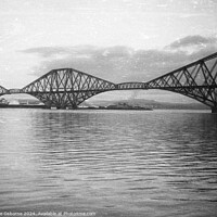 Buy canvas prints of Forth Bridge In A Vintage Style by Lee Osborne