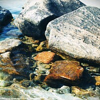 Buy canvas prints of In The Rockpools by Lee Osborne
