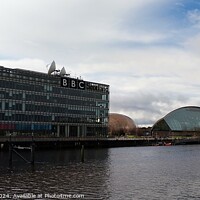 Buy canvas prints of Glasgow Science Centre and BBC Scotland by Lee Osborne
