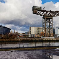 Buy canvas prints of Glasgow - Hydro and Finnieston Crane by Lee Osborne