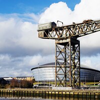 Buy canvas prints of SEC, Hydro and Finnieston Crane, Glasgow by Lee Osborne