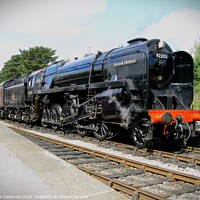 Buy canvas prints of 9F Black Prince - Giant of Steam by Lee Osborne