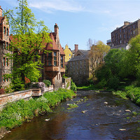 Buy canvas prints of Dean Village and the Water of Leith, Edinburgh by Lee Osborne