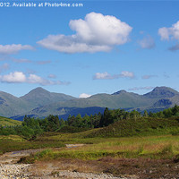 Buy canvas prints of Mountains in Tyndrum, Scotland by Lee Osborne