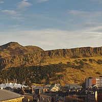 Buy canvas prints of Golden Hour on Arthur's Seat by Lee Osborne