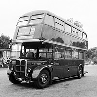 Buy canvas prints of Vintage London Bus, North Weald, Essex  by Lee Osborne