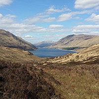 Buy canvas prints of Loch Treig, Highlands by Lee Osborne