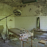 Buy canvas prints of Chernobyl Operating Theatre by Lee Osborne