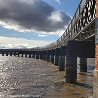 Buy canvas prints of Tay Bridge, Dundee by Lee Osborne