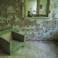Buy canvas prints of Take a Seat, Pripyat Hospital by Lee Osborne