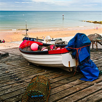 Buy canvas prints of Fishing boat. by Lee Daly