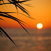 Buy canvas prints of Sunset in Cyprus by Karen McGrath