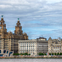 Buy canvas prints of liverpool skyline by sue davies
