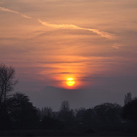 Buy canvas prints of sunset by sue davies