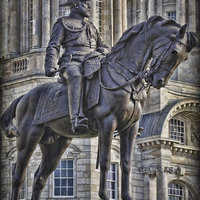 Buy canvas prints of king george v11 by sue davies