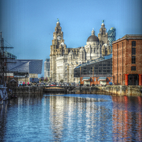 Buy canvas prints of  reflections of the three graces by sue davies