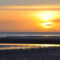Buy canvas prints of  sunset at another place by sue davies