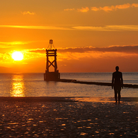 Buy canvas prints of  iron man at sunset by sue davies