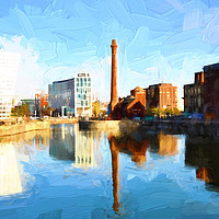 Buy canvas prints of the pumphouse by sue davies