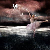 Buy canvas prints of dancing with doves by sue davies